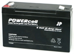 6V-10AMP POWERCELL GEL BATTERY